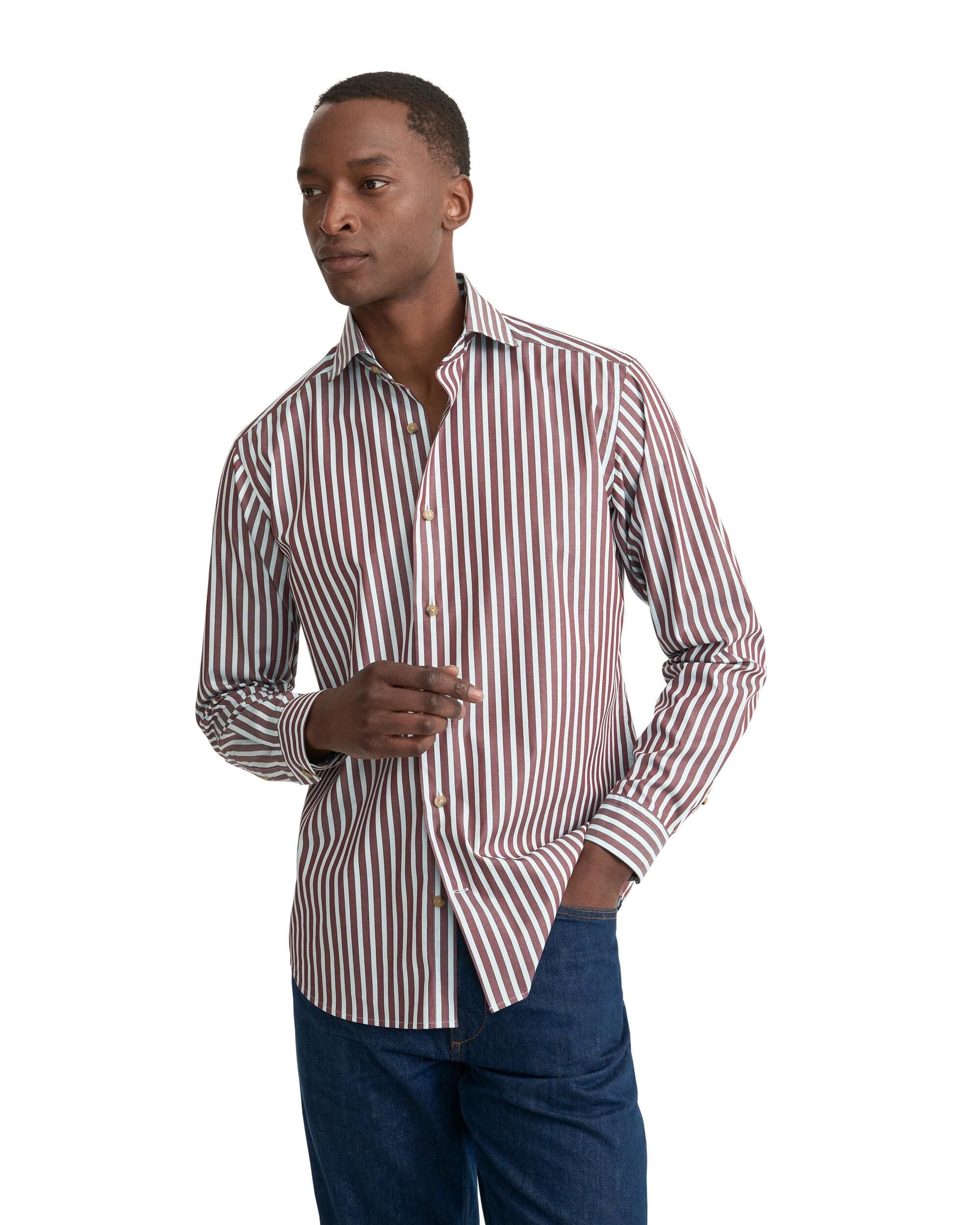 Bengal Striped Fine Twill Shirt