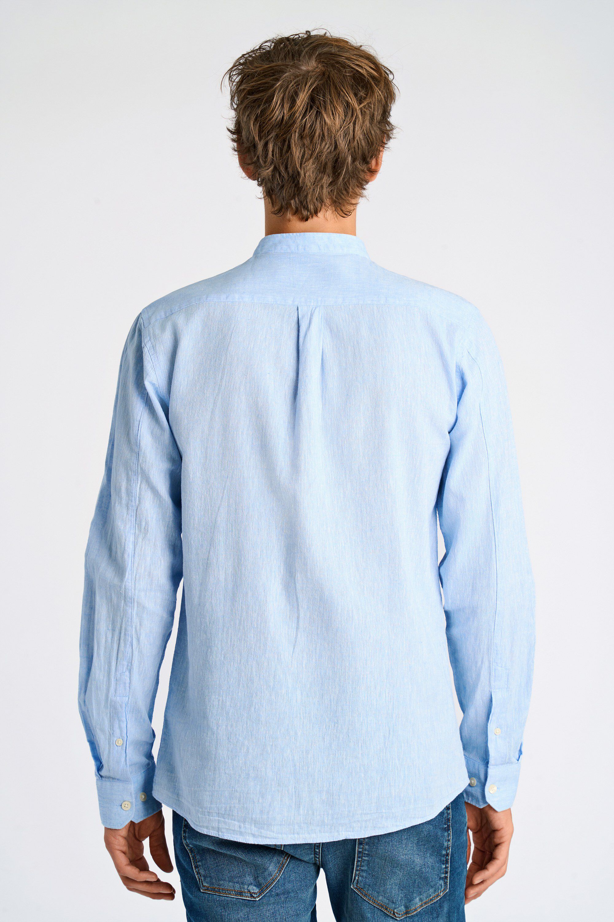 Cotton/linen shirt L/S
