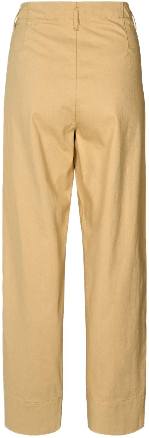 Texture canvas pleat pants - Raina