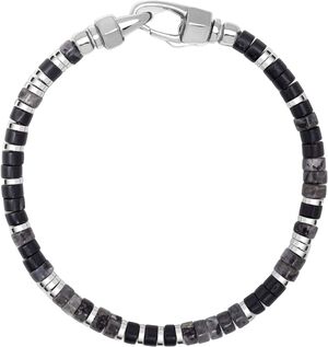 Midnight Onyx Heishi Bracelet