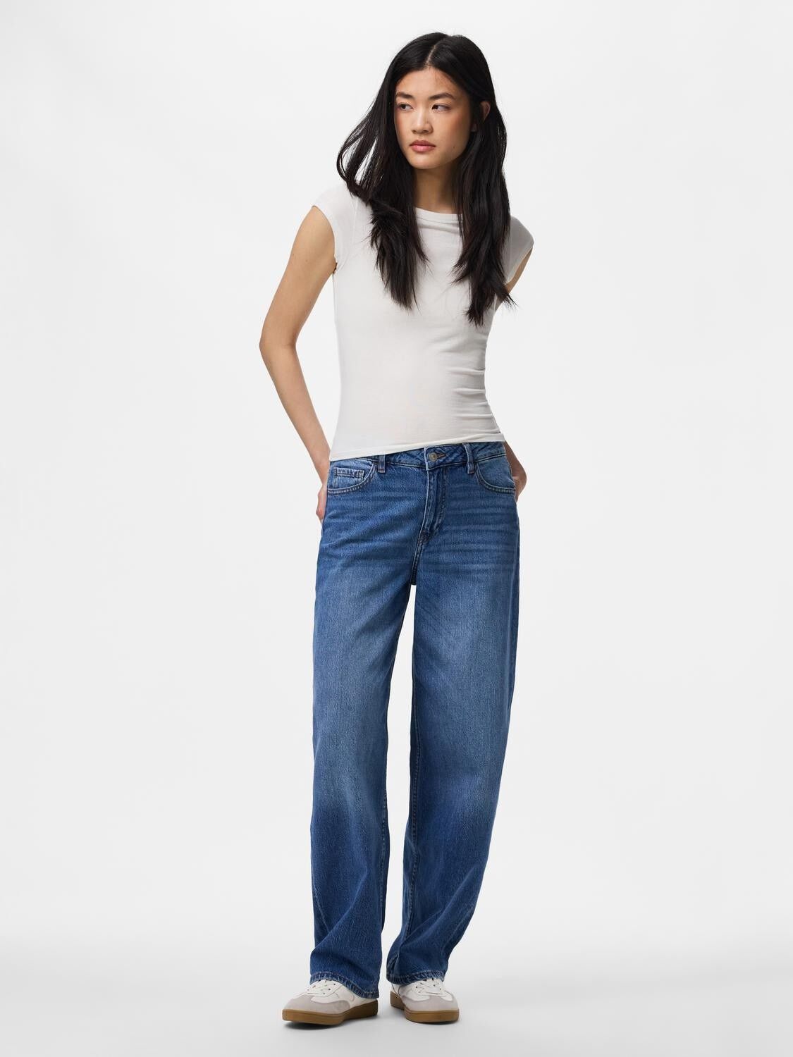 Pcgrace Mw Barrel Ank Jeans Noos Bc