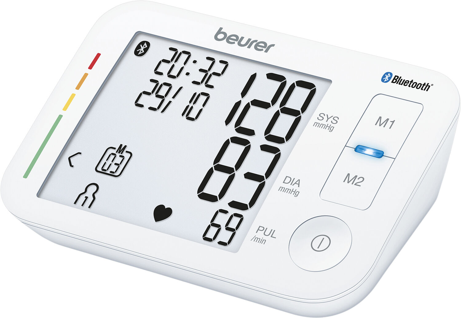 Blodtrykksm&aring;ler til overarmen med Bluetooth SR-BM788