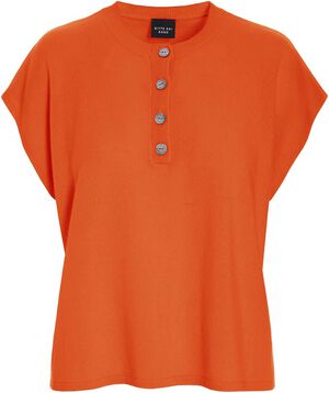 Kumo cashmere bluse med knapper