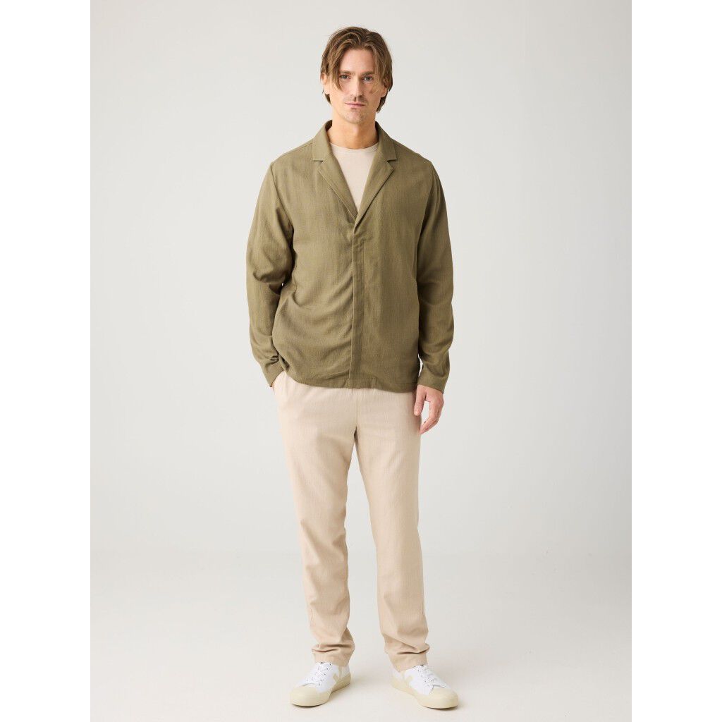 Tim tapered linen-mix pants