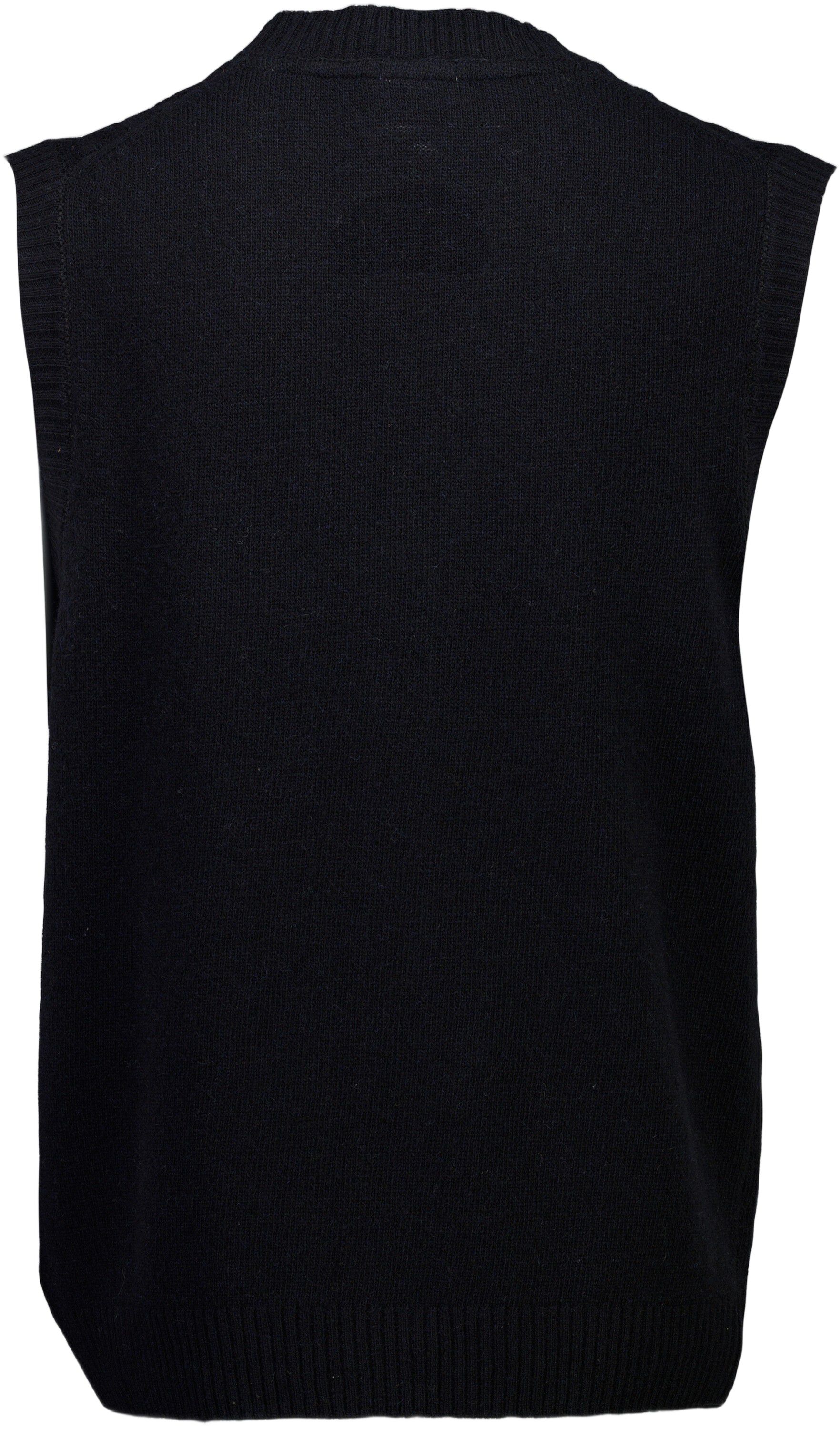 Lambswool button slipover