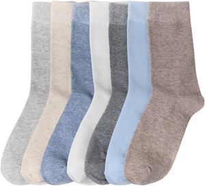 Myke bomullssokker i forskjellige f