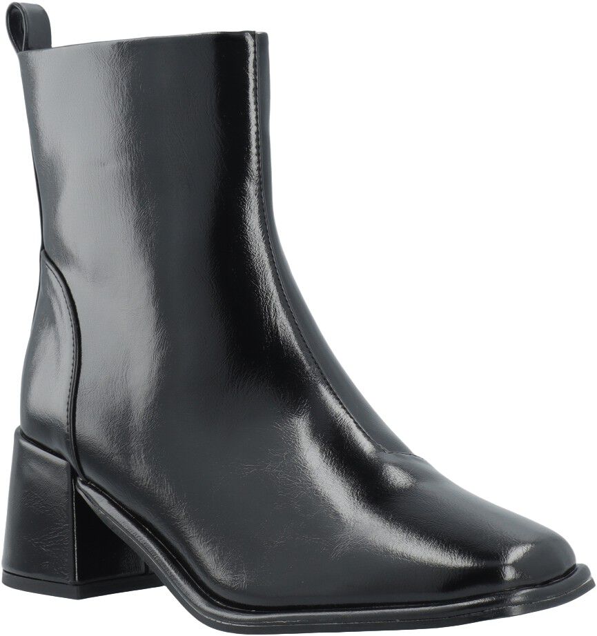 BIAJOLANDA Ankle Zip Boot Faux Leather