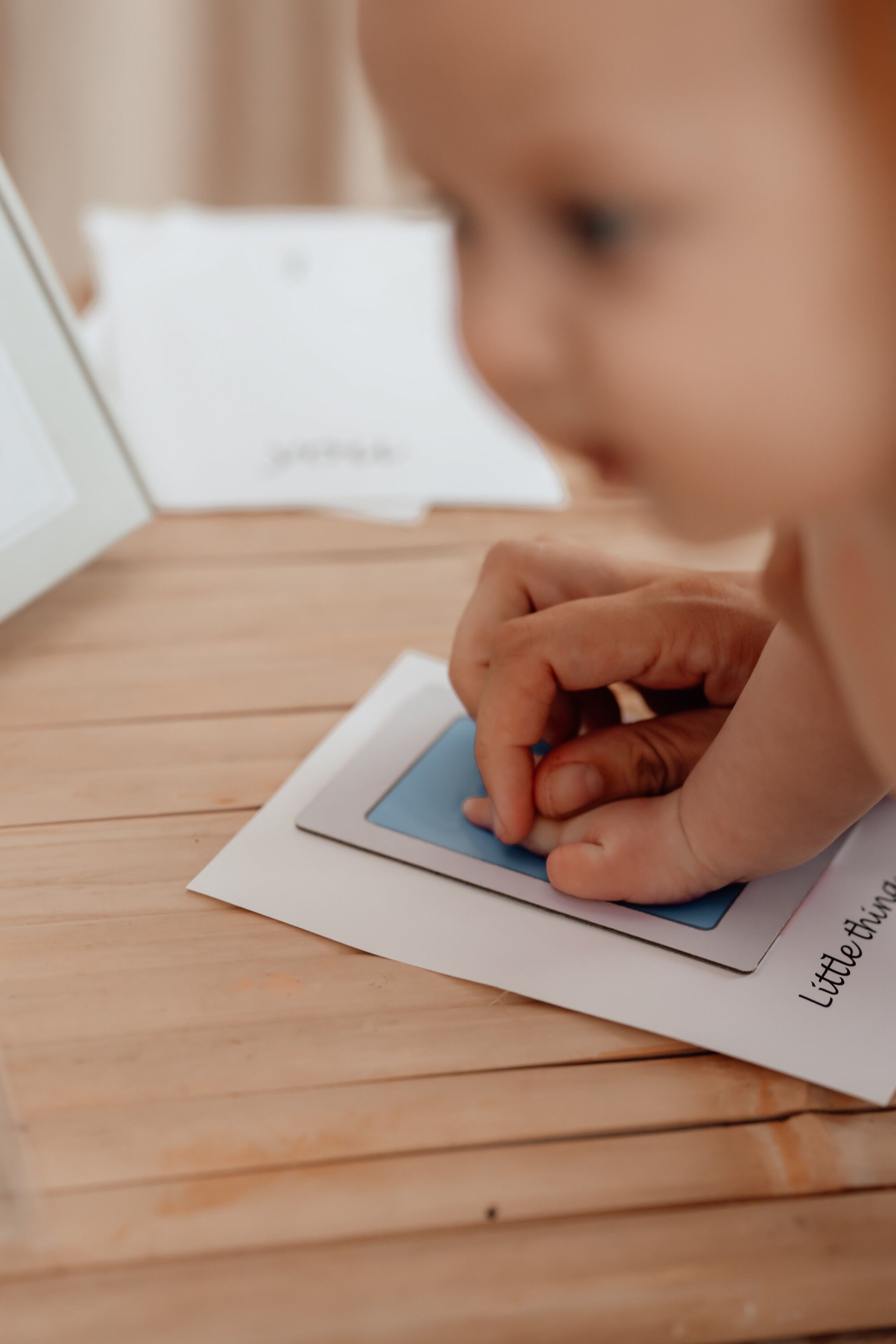 H&aring;nd og fodaftryk - Stempels&aelig;t 2-pak