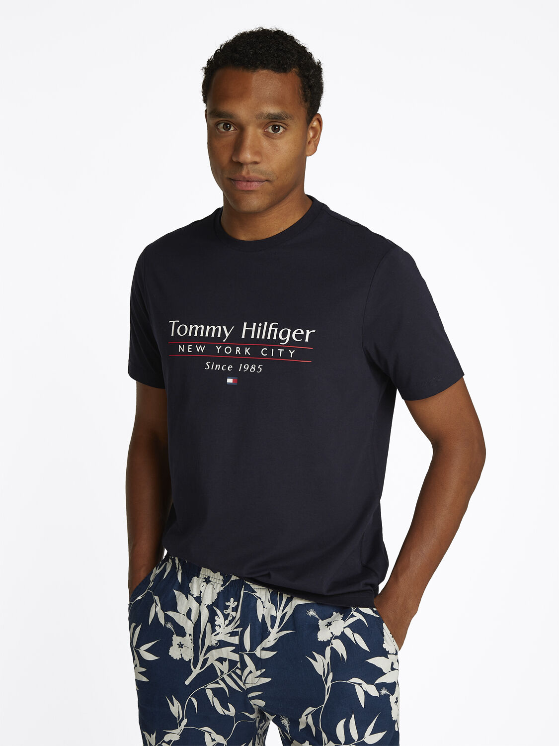 HILFIGER CENTER STACK TEE