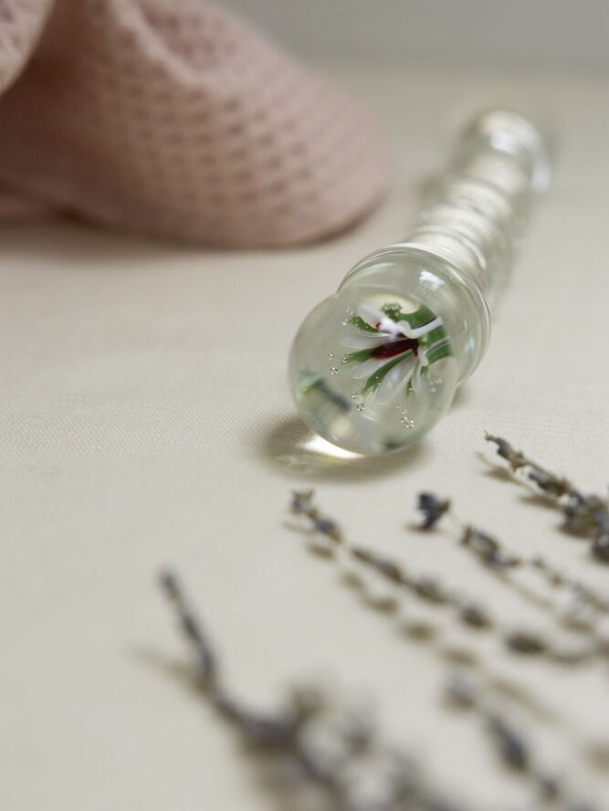 Tansy Blossom Swirl Glasdildo