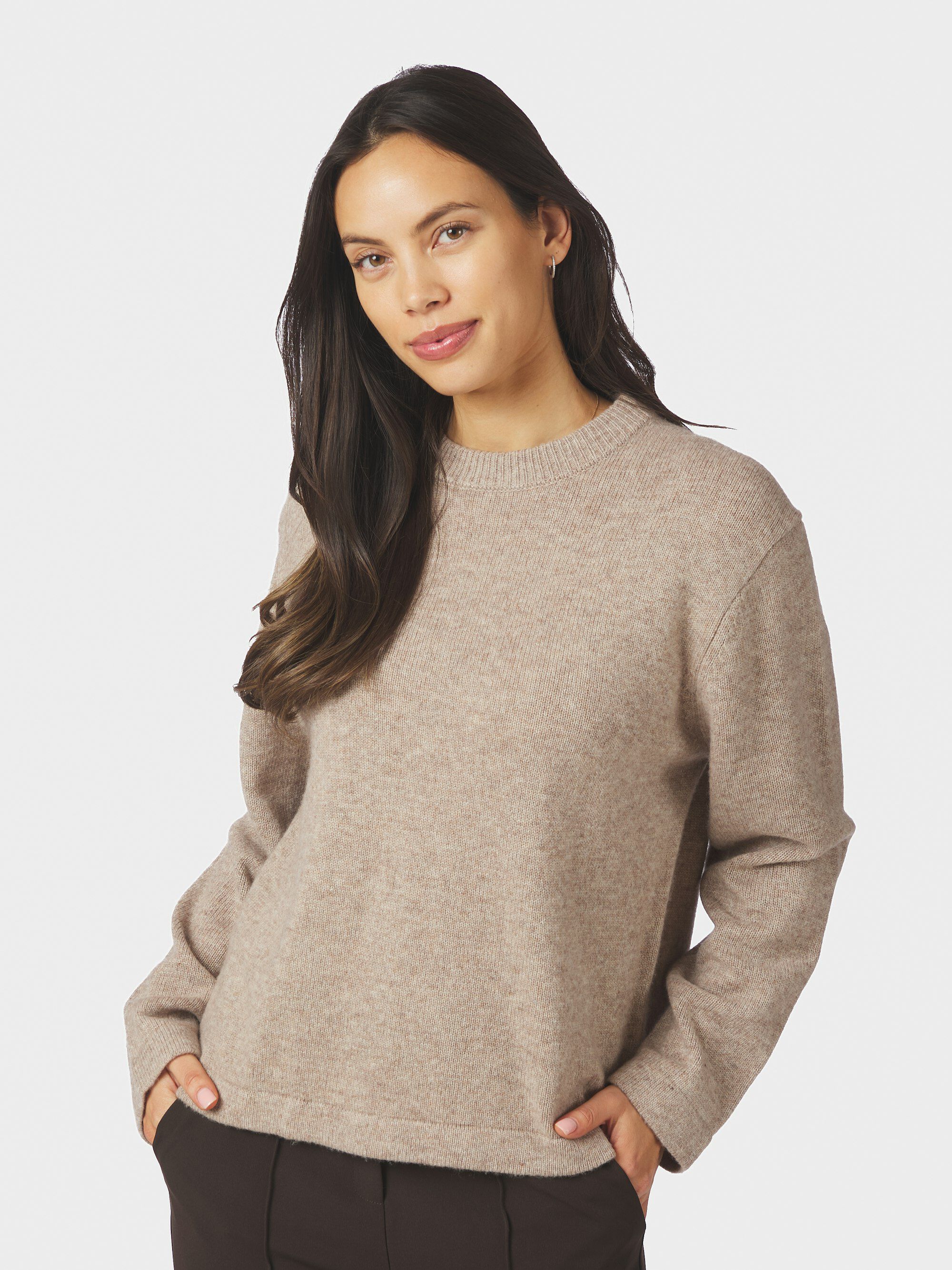 Rivi Solid Knit Blouse