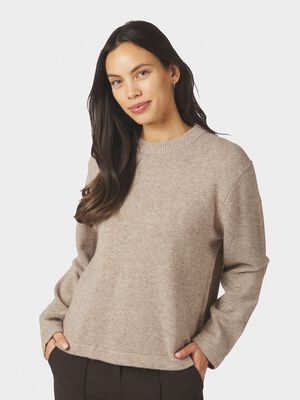 Rivi Solid Knit Blouse