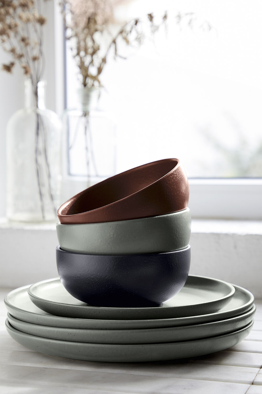 "Tallrik flat Pacifica 27 cm Artichoke Keramik"