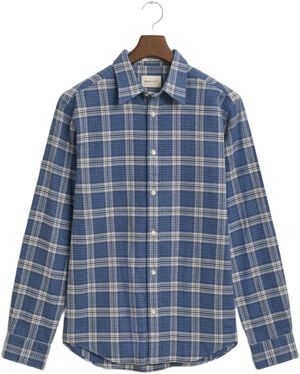 REG FLANNEL MELANGE CHECK SHIRT