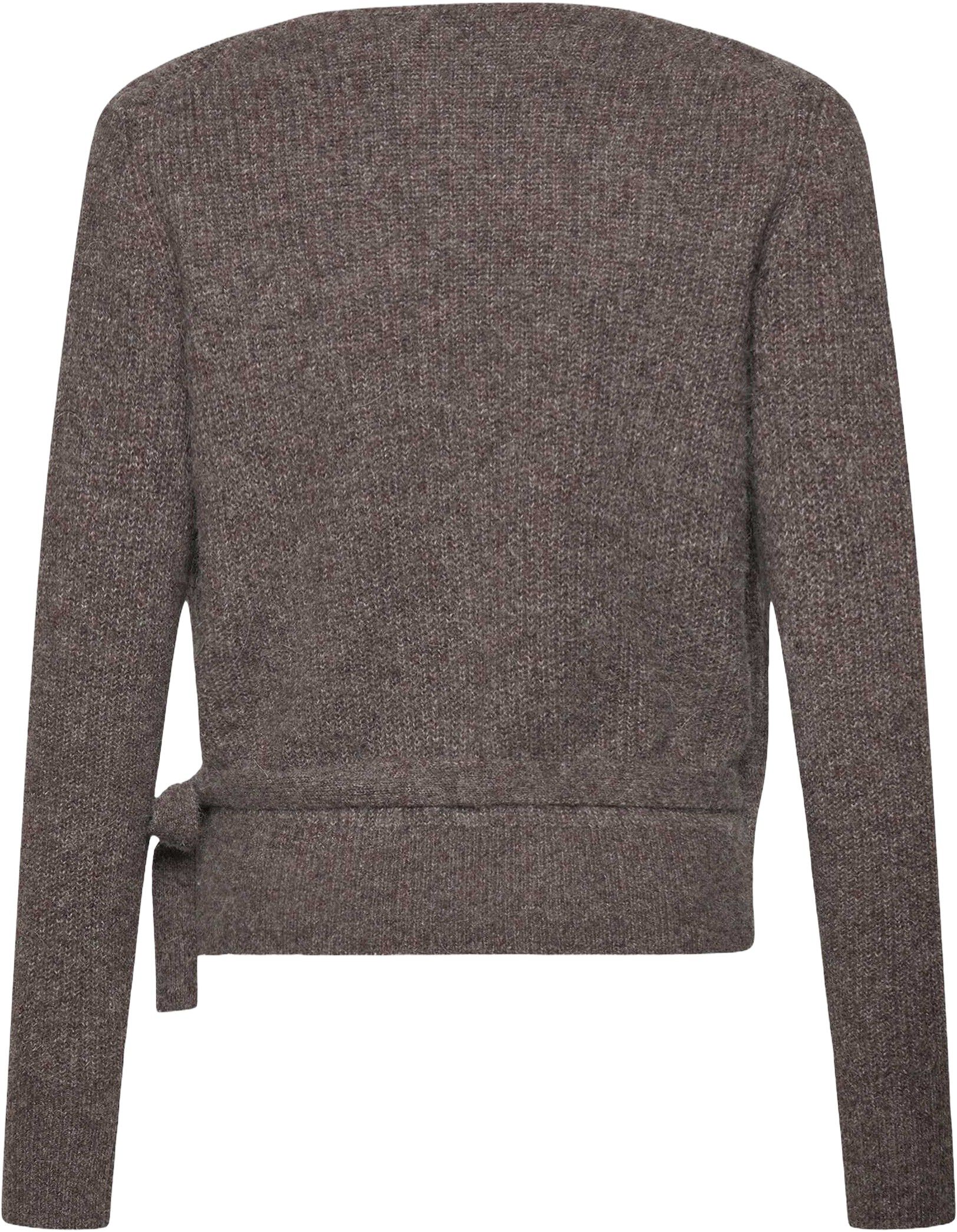 RKTinker Wool Blend LS Wrap Cardigan