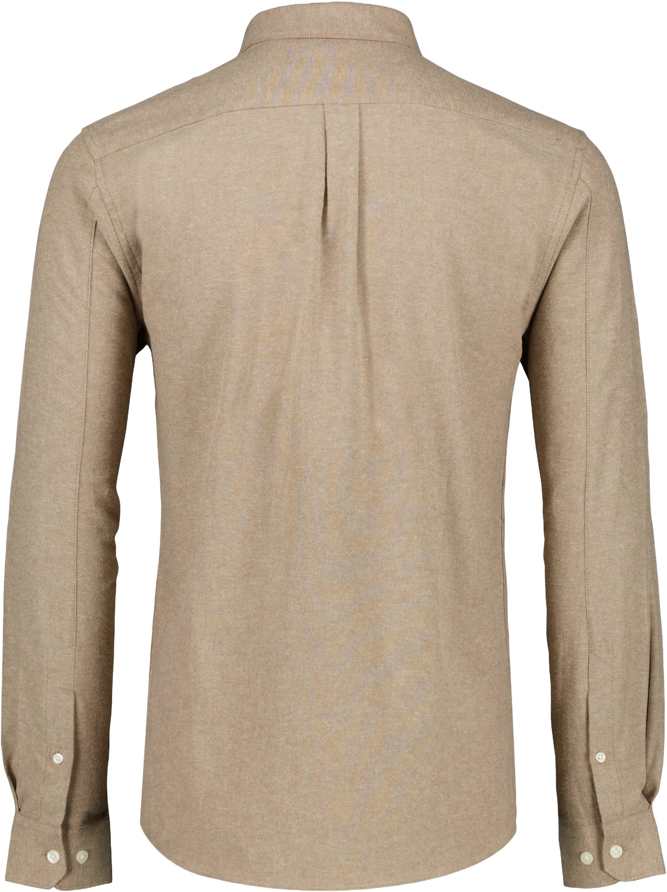 M&eacute;lange brushed shirt L/S