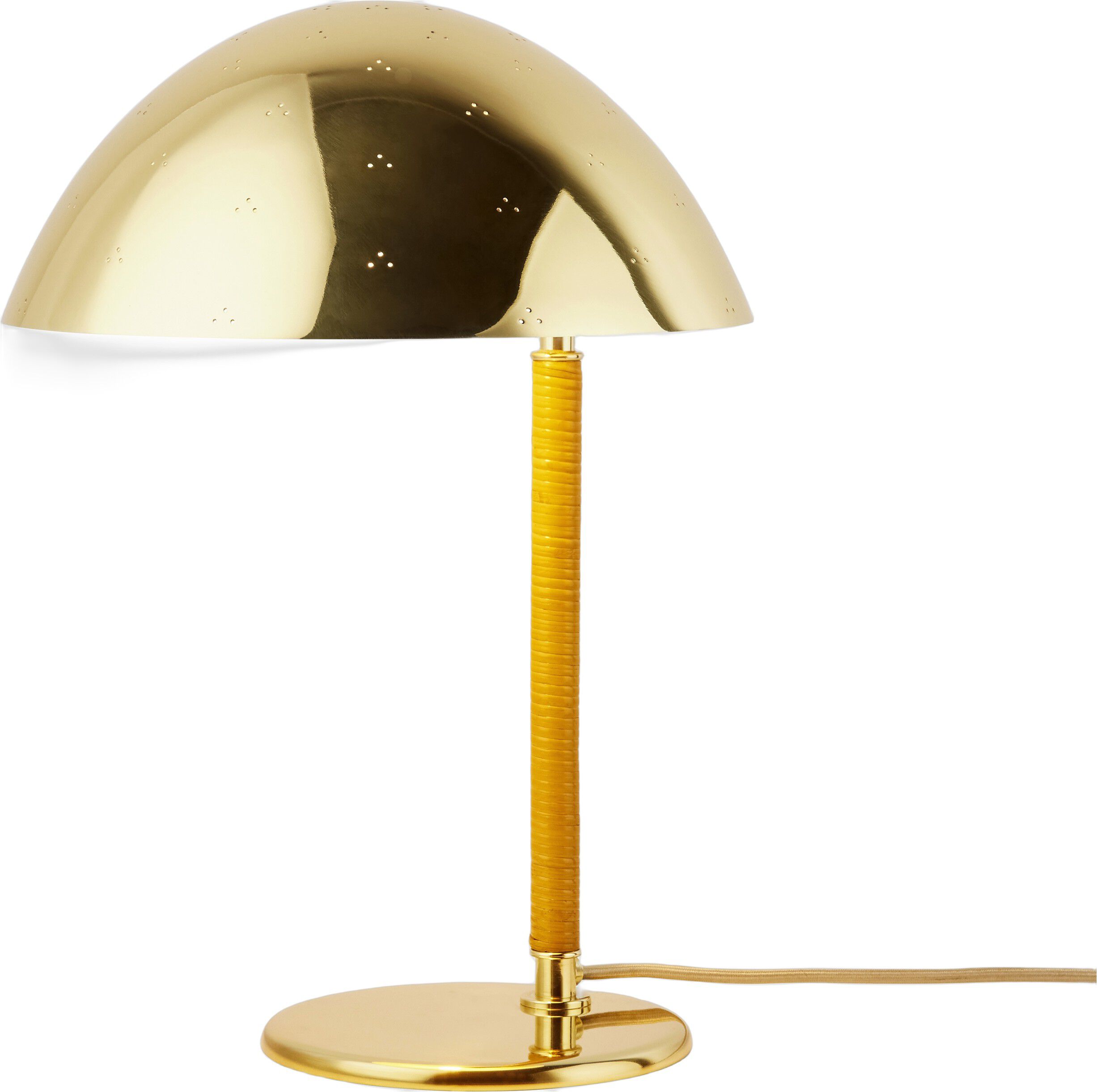 9209 Table Lamp (Base: Brass, Shade: Polished Brass)