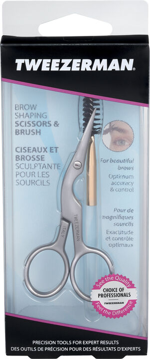 Øjenbrynssaks m. kam