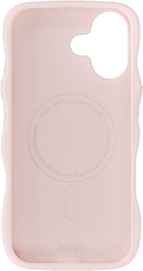 Wavy Case Silicone MagSafe Cpt. IPH 17 Ballerina Pink