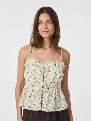 Seylor Flower Tie Top