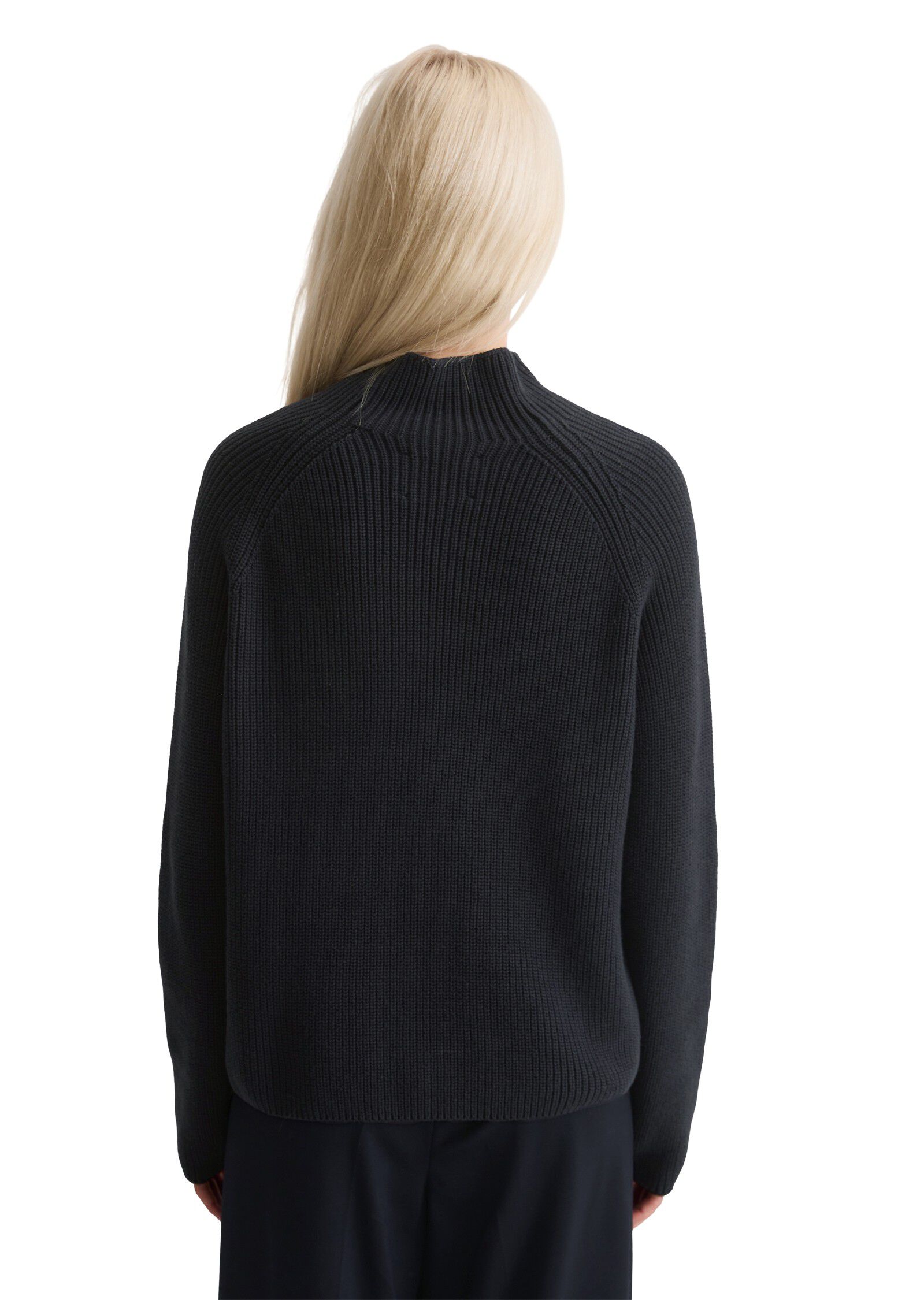 Pullover, longsleeve, stand-up coll