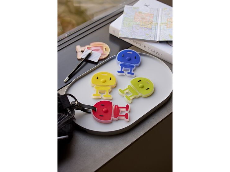 Hoptimist Bag tag Red