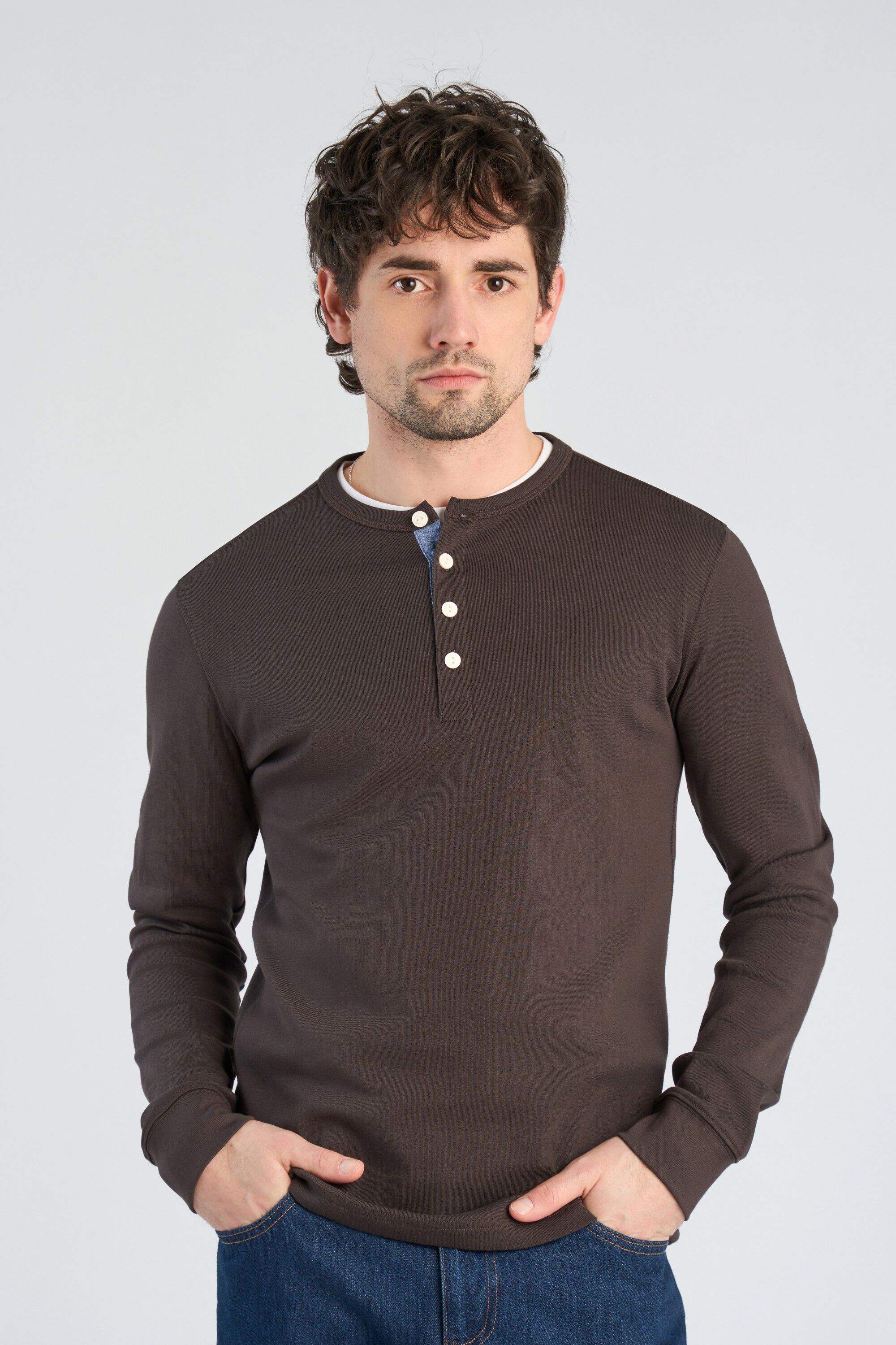 Solid granddad L/S