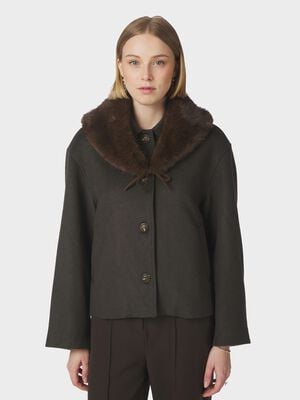 Hilinna Faux Fur Scarf