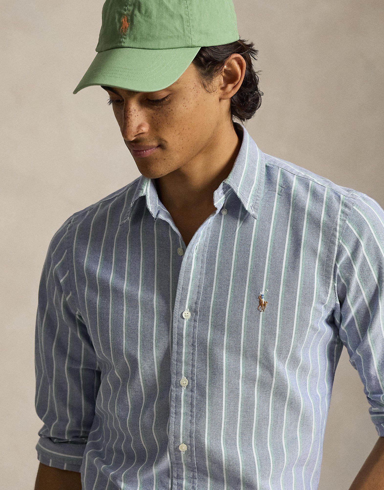 Custom Fit Striped Oxford Shirt