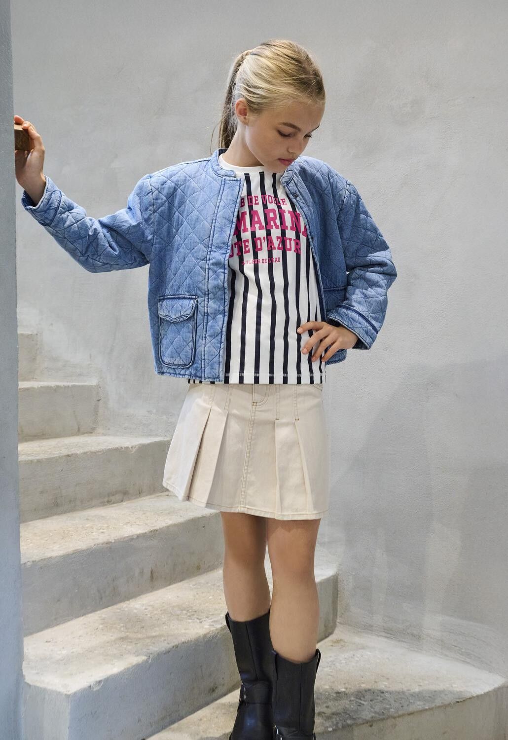 Koghallie Quilted Dnm Jacket Akm