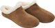 Cozy Slipper, Suede/Lambskin Chestnut
