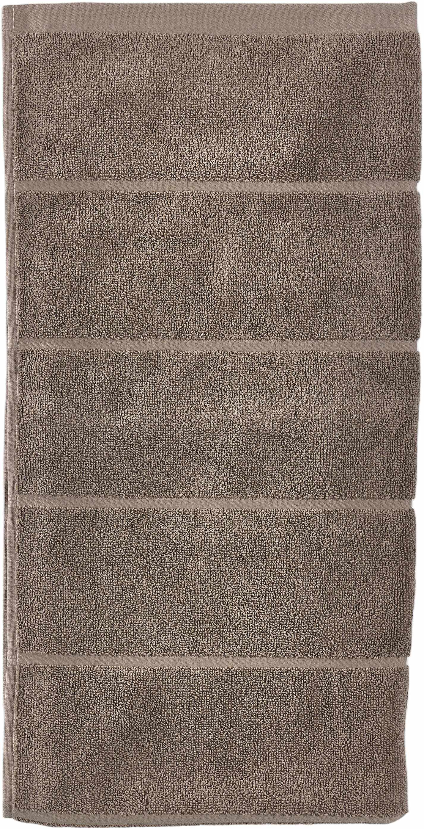 H&aring;ndkle Sauna 50x100 White/Soft Grey/Eucalyptus