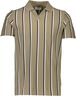 Striped piqué polo shirt S/S