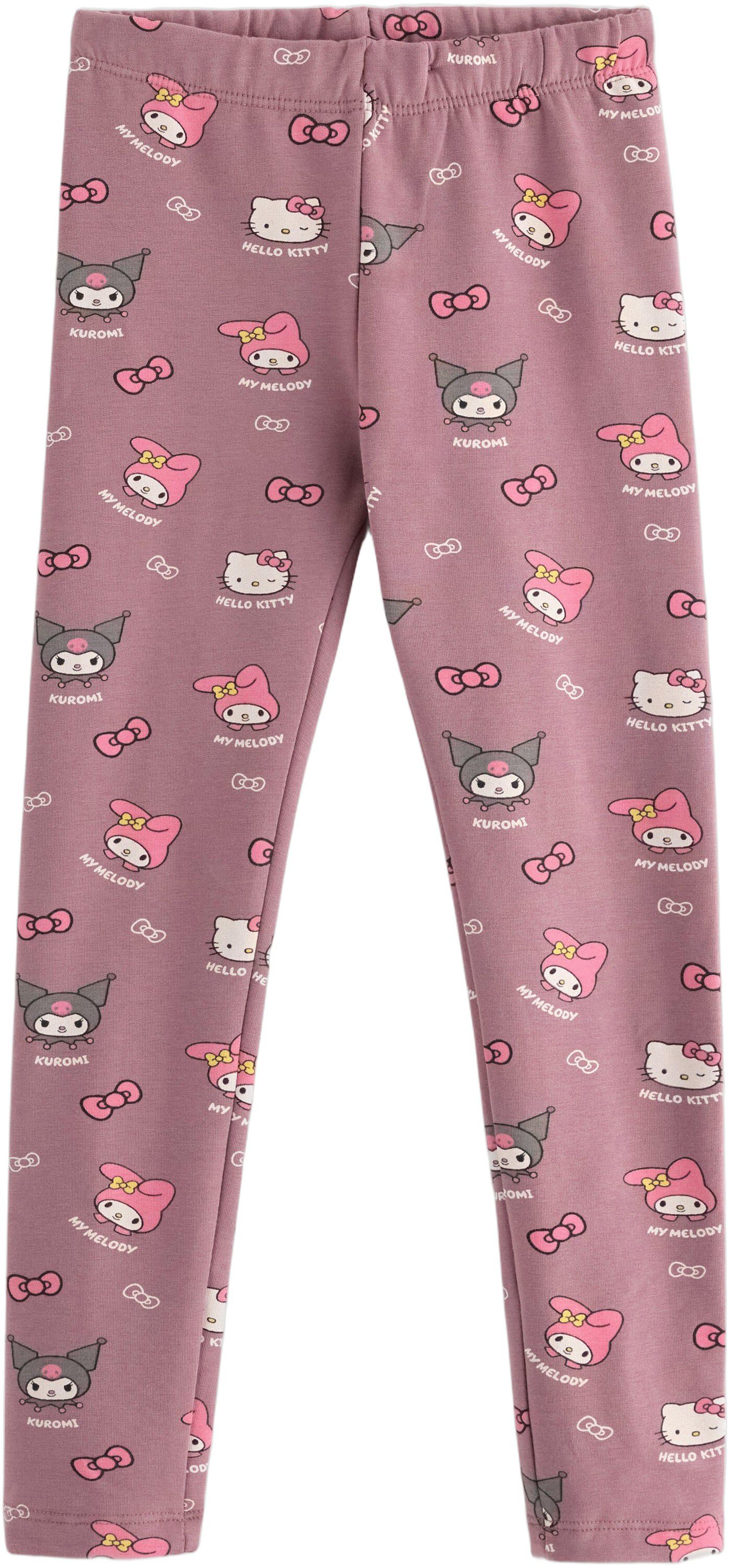 Soft cotton jersey leggings with br