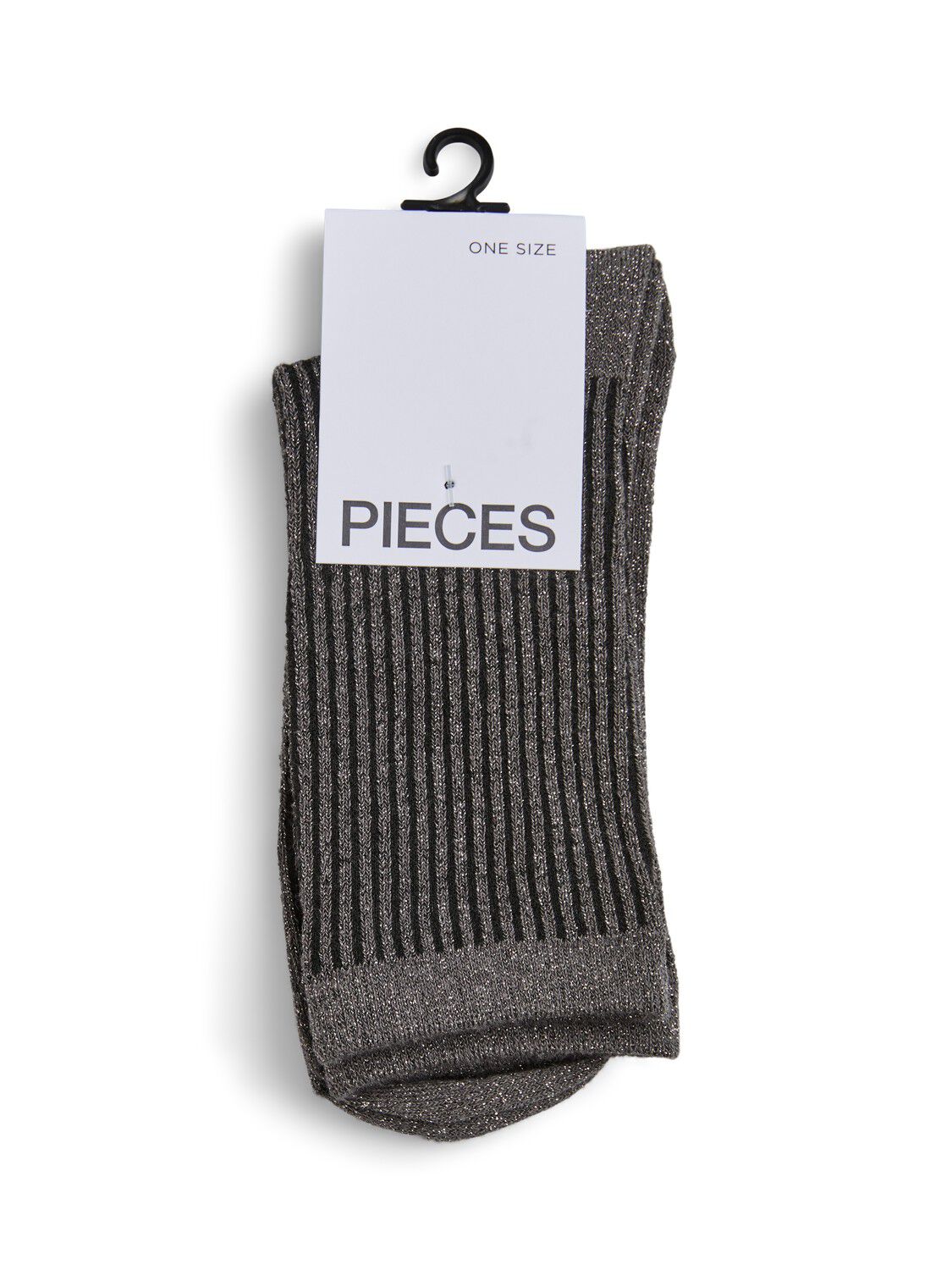 PCSEBBY GLITTER LONG STRIPE SOCK NO