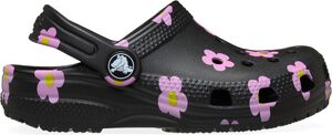 Classic Flower Clog T Blk