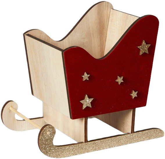 Sl&aelig;de 18x12x16cm tr&aelig;