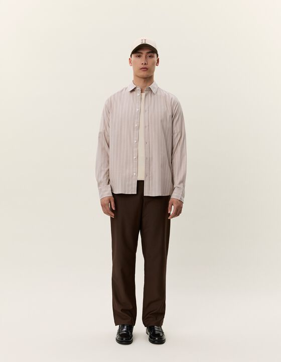 Konrad Melange Striped Shirt