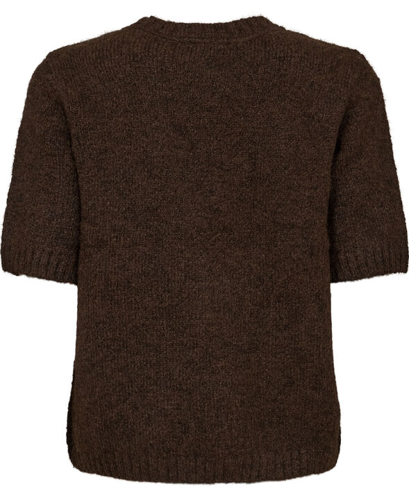 OBJSAGGIA LO S/S KNIT PULLOVER DIV