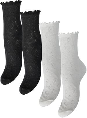 PCTHERESE POINTELLE 4 PACK SOCKS