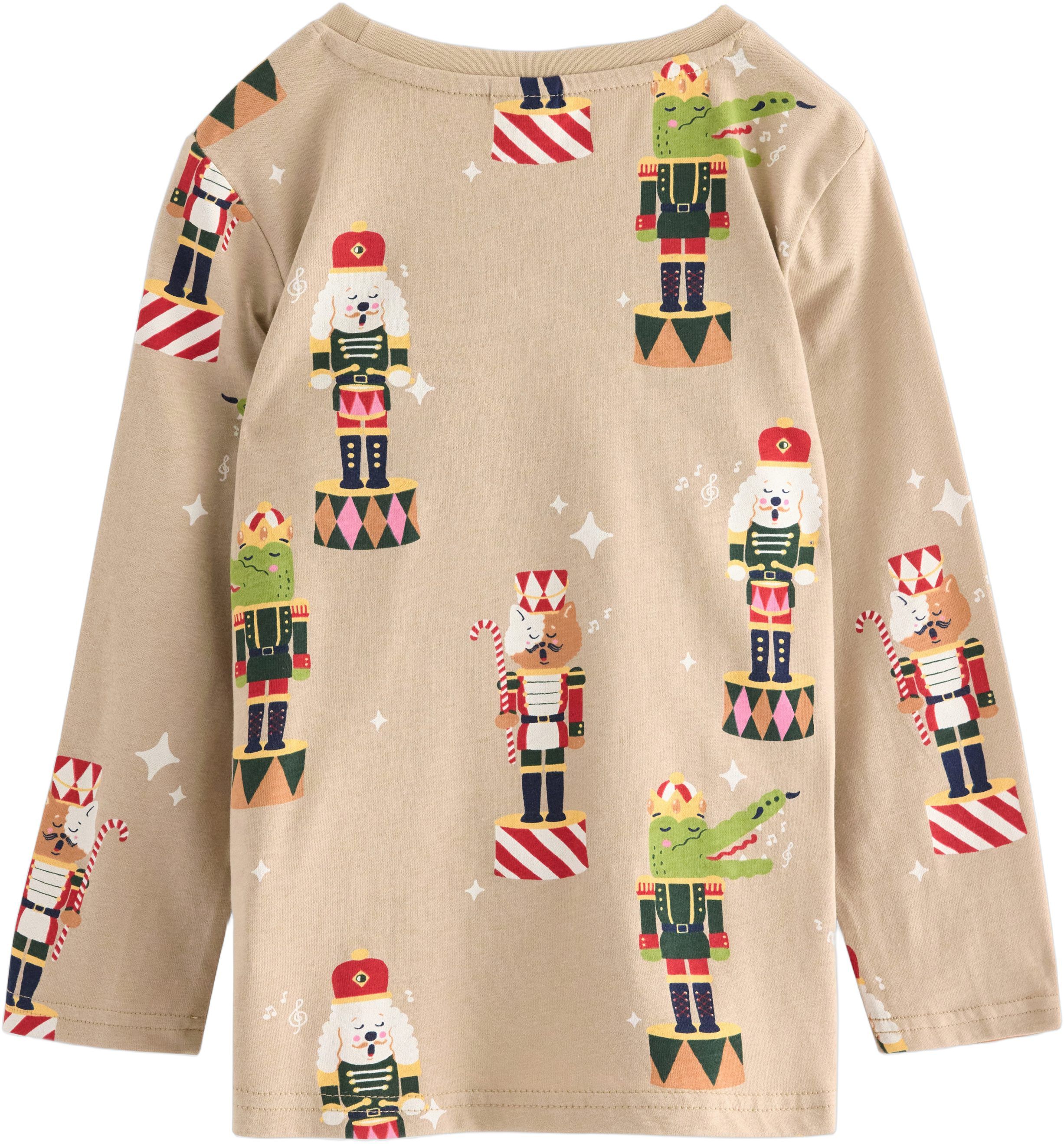 Langermet topp i myk bomullsjersey