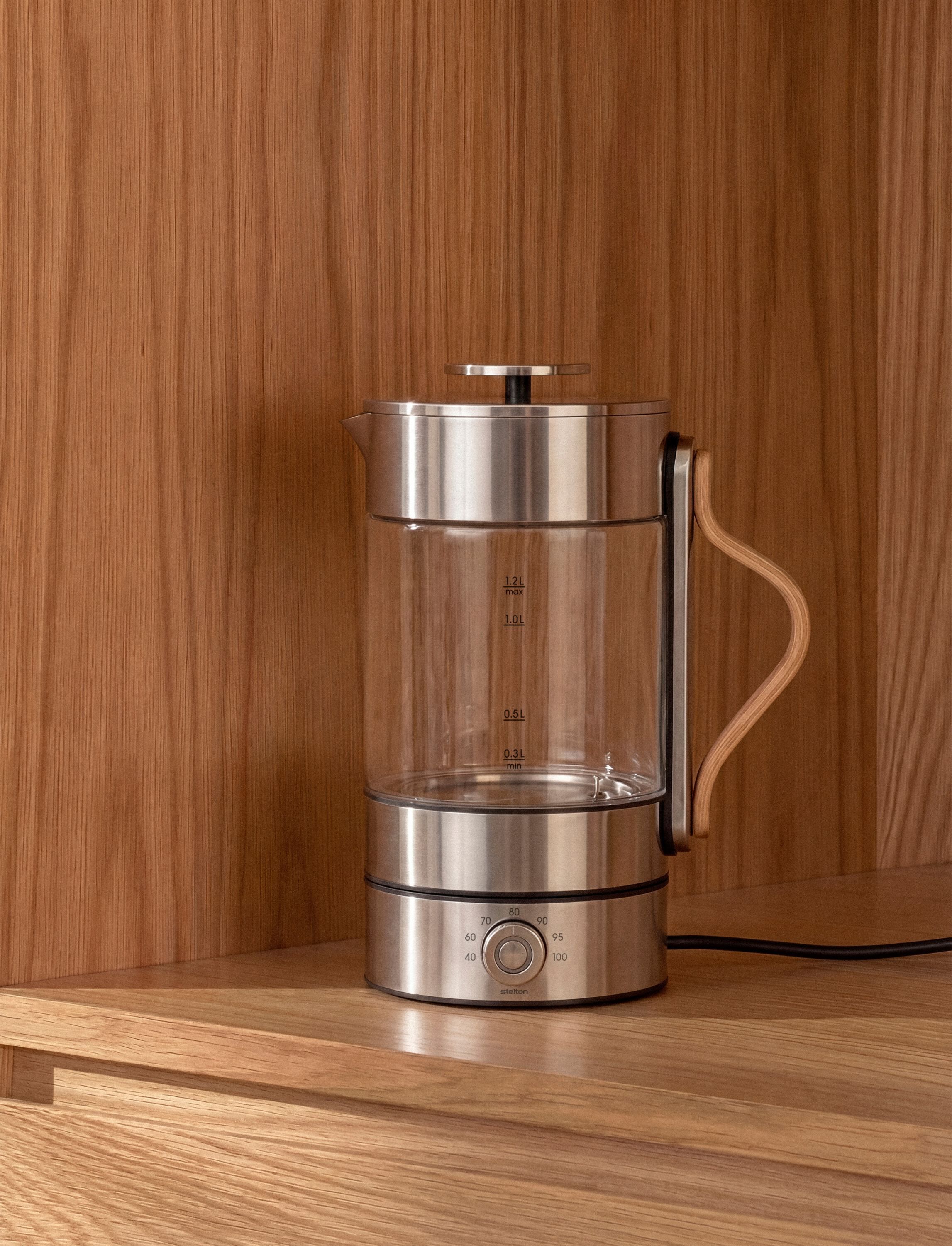 Emma vannkoker (EU) 1.2 l. clear/steel