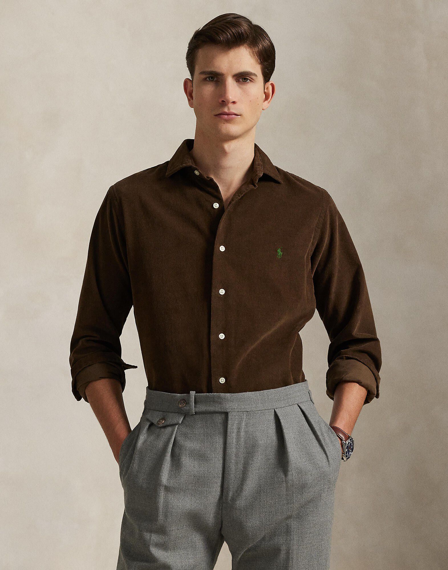 Custom Fit Corduroy Shirt