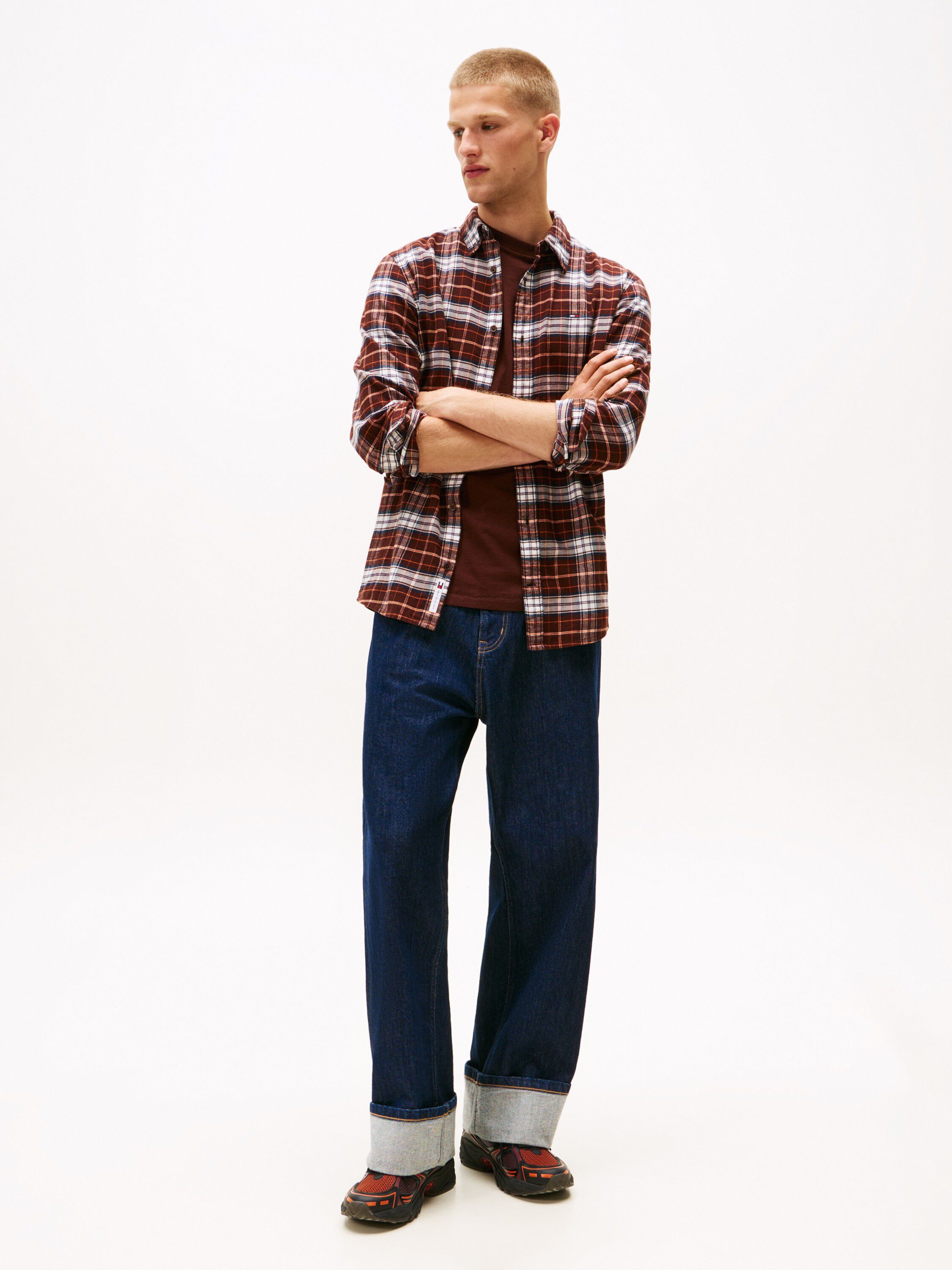 TJM REG FLANNEL CHECK SHIRT EXT