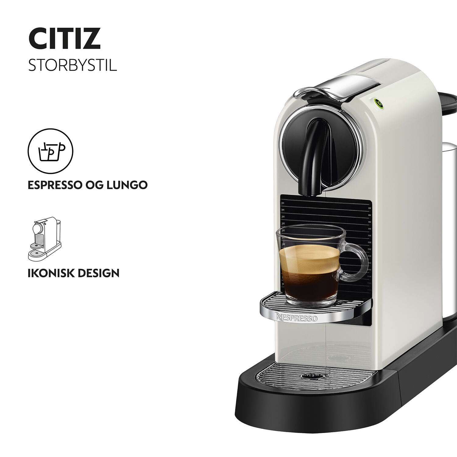 NESPRESSO&reg; CitiZ kaffemaskine DeLonghi