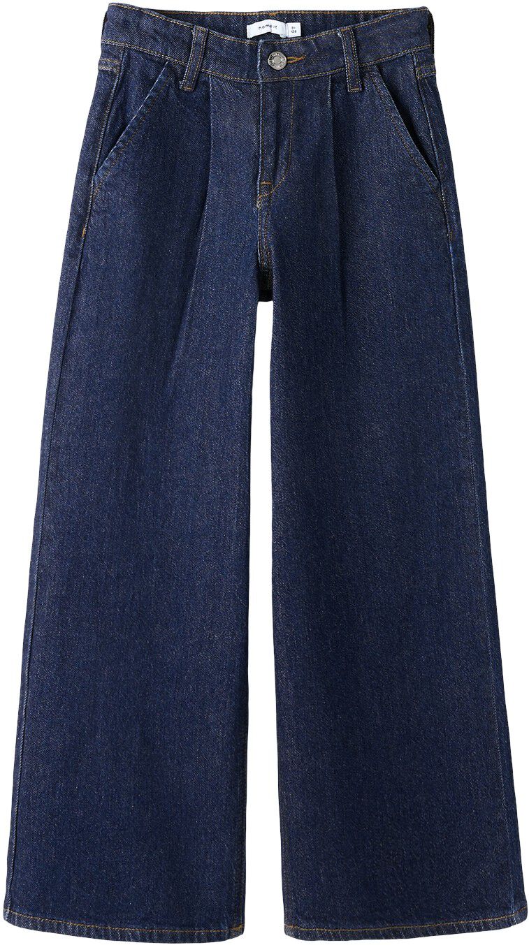 NKFBELLA HW W PLEAT JEANS 3020-AZ L