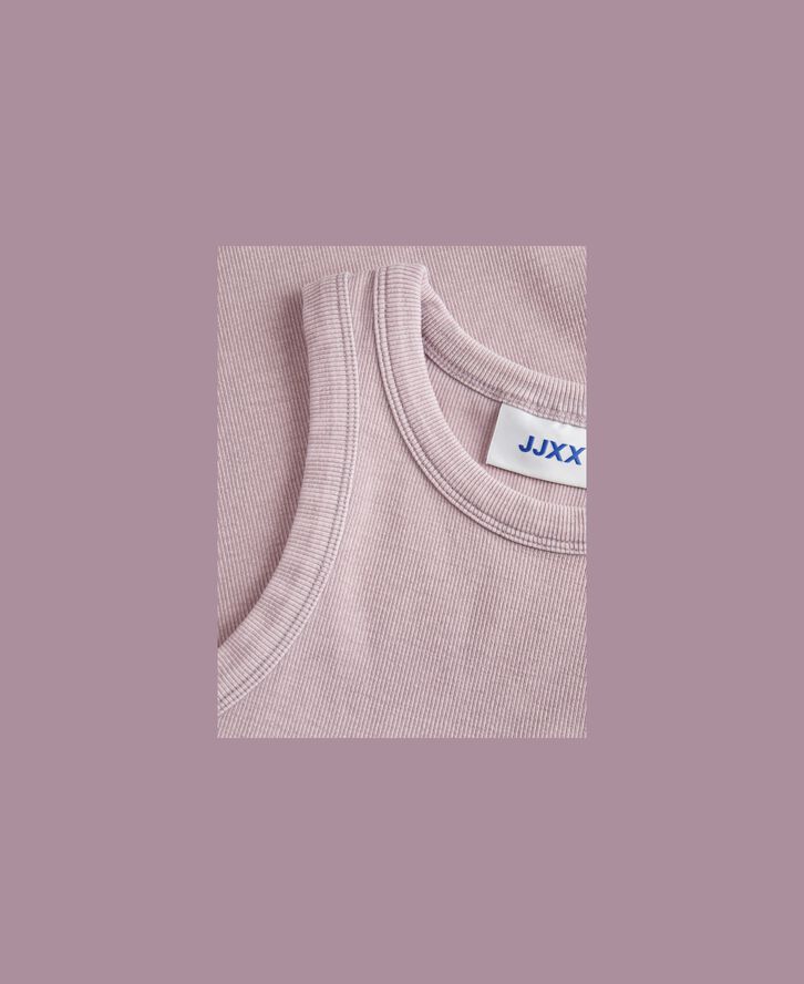 JXFOREST STR SL WASH RIB TOP JRS SN