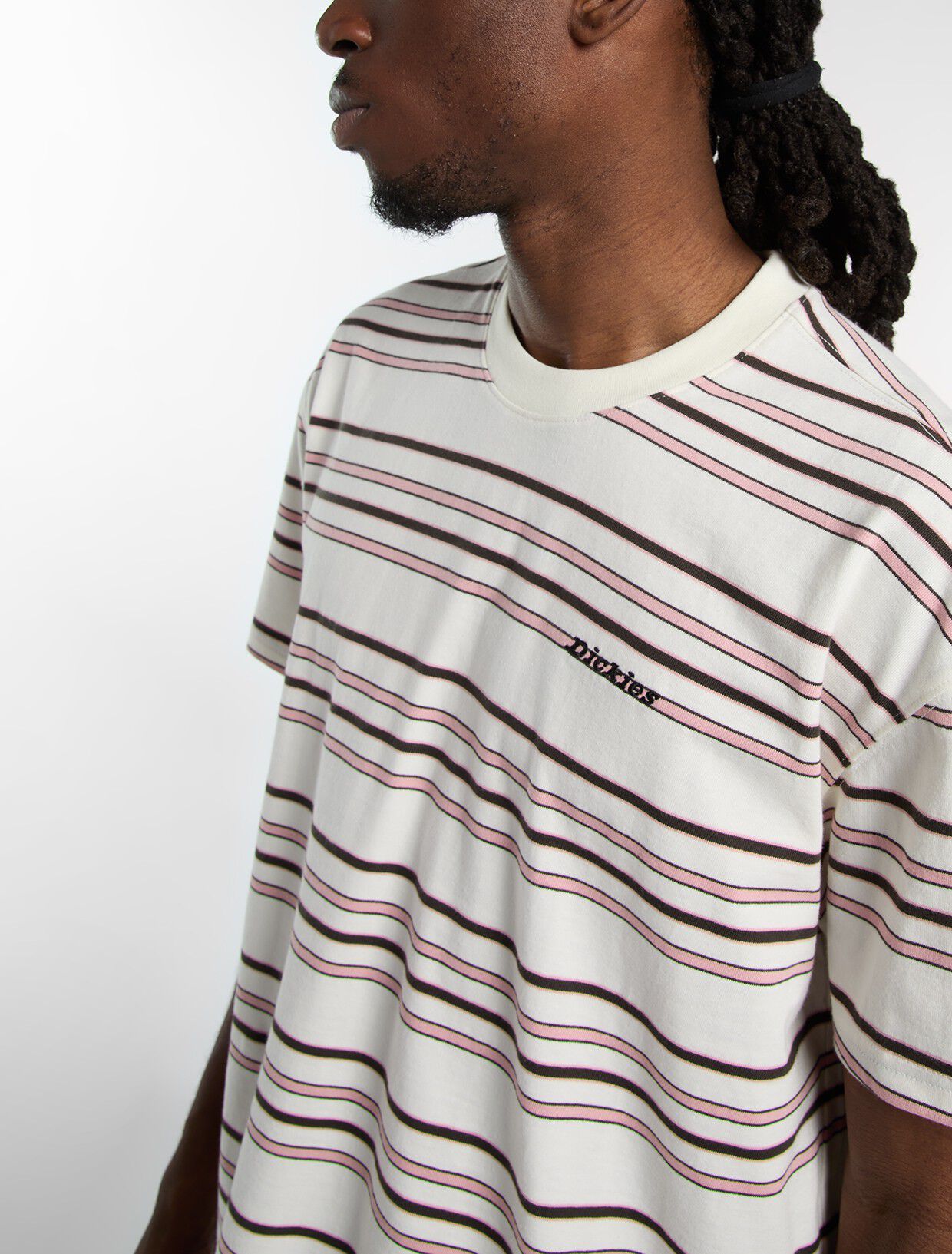 EAST LIBERTY STRIPE SS TEE EGRET