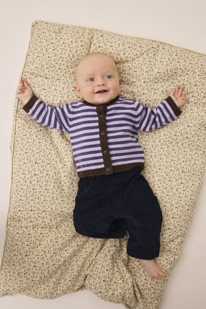 Strikka 1 RWS wool & GCS cashmere baby cardigan