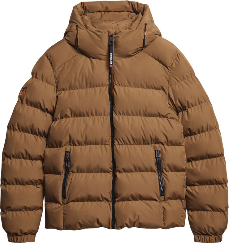 HOODED SPORTS PUFFER JACKET